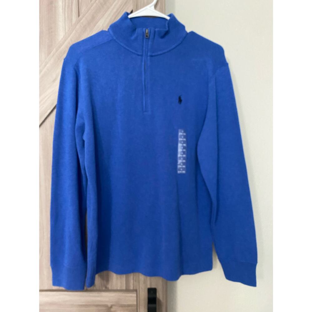 NWT Polo Ralph Lauren large boys quarter zip